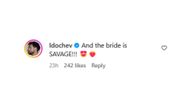 Fan reaction to SAVAGE x Fenty Bridal collection (image via Instagram)